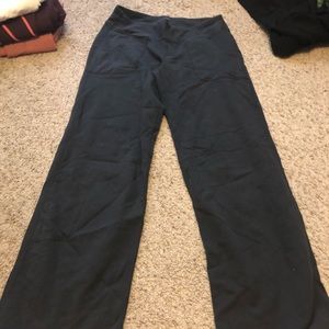 Bootcut gray leggings